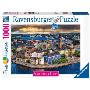 Puzzle 1000 Skandynawskie miasto widok